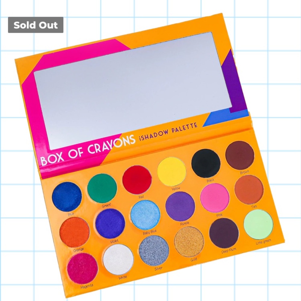 The Crayon Case Box of Crayons Eyeshadow Palette NEW/Currently Sold Out